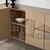Hanah Home Komoda Lago 180x80x40cm Bronzano-Zlatna