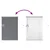 Venecijanski zastore Tamno siva 130 x 85 cm Aluminij
