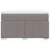 Vidaxl Box spring postelja z vzmetnico taupe 120x200 cm blago