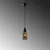 Opviq Luster Smoked-020, 119cm12x12 cm