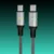 Avax CB633 STEELY LED 2 m USB kabel