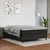Vidaxl Box spring postelja z vzmetnico črn 140x200 cm umetno usnje