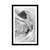 Plakat s paspartujem svobodni angel v črnobeli varianti - 30x45 no frame