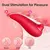 Paloqueth Clitoral Sucking & Vibrating Pleasure Wave Stimulator Red