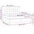 Vidaxl Box spring postelja z vzmetnico LED temno siva 180x200 cm blago