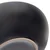 Northix Globok keramični jedilni krožnik črn 20,5 cm, 800 ml