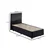 Hanah home Krevet Ela 120x38x200cm Crni