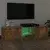 TV ormarić s LED svjetlima boja dimljenog hrasta 140x40x36 cm