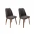 Hanah Home Set 4 trpezarijske stolice Tutku Orah