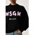 MSGM pulover s kapuco ženski bombažen