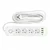 shumee 4GN+USB podaljševalni kabel 5 m bel