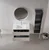 HANAH HOME Kupatilski ormarić sa umivaonikom i ogledalom (2 komada) Moonlight 90 v2 394