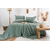 Lessentiel Maison Set Prekrivač i jastučnice Julia, 240x260 cm, Zeleni