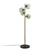 Opviq Podna lampa Benek-15-14545, 36x36x135 cm, IP20, Zlatno-zelena boja