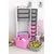 HANAH HOME Višenamenska polica Rine 2D4K8U White Grey Pink