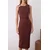 Trendyol Milla Ženska haljina Twoss25El00913, Bordo