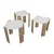 Wallity Klub sto Lori 44,5x41x44,5cm Orah