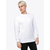 Urban Classics Majica Basic Crewneck, bela
