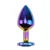 Diamond Butt Plug Medium Chrome