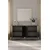 Hanah Home komoda Poli 150, 150 cm, antracit / zlatna