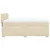 Vidaxl Box spring postelja z vzmetnico krem 140x200 cm blago