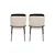 Hanah Home Dore 145 V2 Stolica, 2 komada, Krem