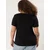 Trendyol Curve Ženska bluza Tbbss25Af00054, Crna