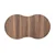 HANAH HOME Sto za dnevnu sobu Moon Walnut