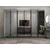 Hanah Home ormar sa reflektujućim staklom Nisa 20631, 270 cm, antracit