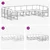Set vanjskih sofa s jastukom 10 pcs Bijela i bež