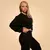 BeastPink Women‘s Bliss Cropped Sweatshirt Black
