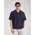 BOSS Srajca We_Flower  marine / mornarska