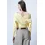 Trend Alacati Stili Ženska bluza dugih rukava ALC-019-053-BLZ, V-izrez, Žuta