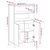Visoka komoda hrasta sonome 60x36x110 cm od konstruiranog drva