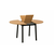 HANAH HOME Trpezarijski sto Oliver Oak Black