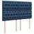 vidaXL vidaXL Box spring postelja z vzmetnico modra 140x200 cm blago, (21305368)