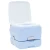 Kamperski WC Svijetloplava i bijela 41,5 x 36,5 x 30 cm