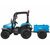 Veliki traktor s prikolicom 4×4 – plavi