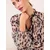 Lipsy Bluza bež/temno rjava
