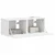 TV zidni ormar 2 pcs Bijelo 39 x 31 x 29,5 cm Konstruirano drvo