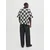 JACK & JONES Pletena jopa JCOATHLETICO črna/off-bela