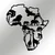 Wallity Zidna dekoracija African 2, 52x57 cm, 1.2mm, Crna