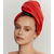 Satenski turban za kosu sa dve strane Satin Red