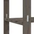 Stalak za pohranu 3 razina sivi 60x38x90 cm masivna borovina
