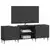 TV ormar Crna 150 x 31 x 50 cm Konstruirano drvo