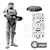 Blokees figura Blokees Star Wars CC02 Stormtrooper