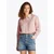 Tommy Jeans Bluza roza/bela