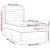 Vidaxl Box spring postelja z vzmetnico temno siva 100x200 cm blago