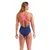 Arena performance graphic swim pro back navy/pink m - uk34