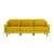 Atelier del Sofa Trosed Robin Extra 3, 220x84x87cm, Žuti